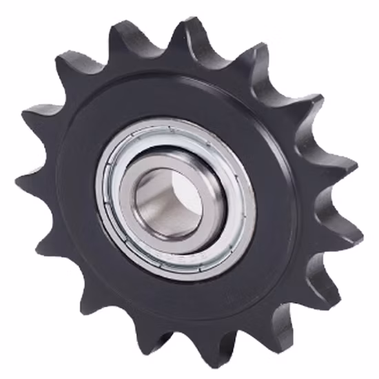 Pignone catena del rullo di azionamento del trasportatore Trasmissione industriale Ruota dentata tenditrice con bloccaggio conico in acciaio inossidabile metrico (standard DIN/ANSI/JIS o realizzata su disegno)