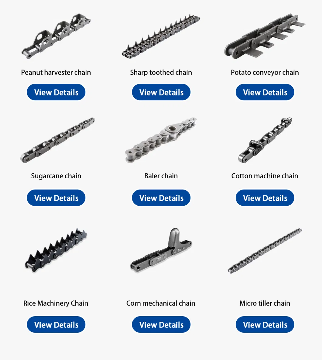 Ca550/Ca550V/Ca557/Ca620/C2060/38.4 Polishing Hollow Welded S/A/C/Ca Type Steel Agricultural Roller Chain